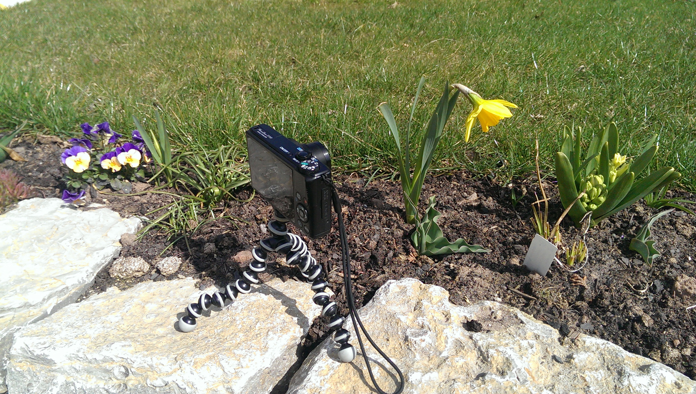 Selfie mit meiner Canon S110 und dem Gorillapod